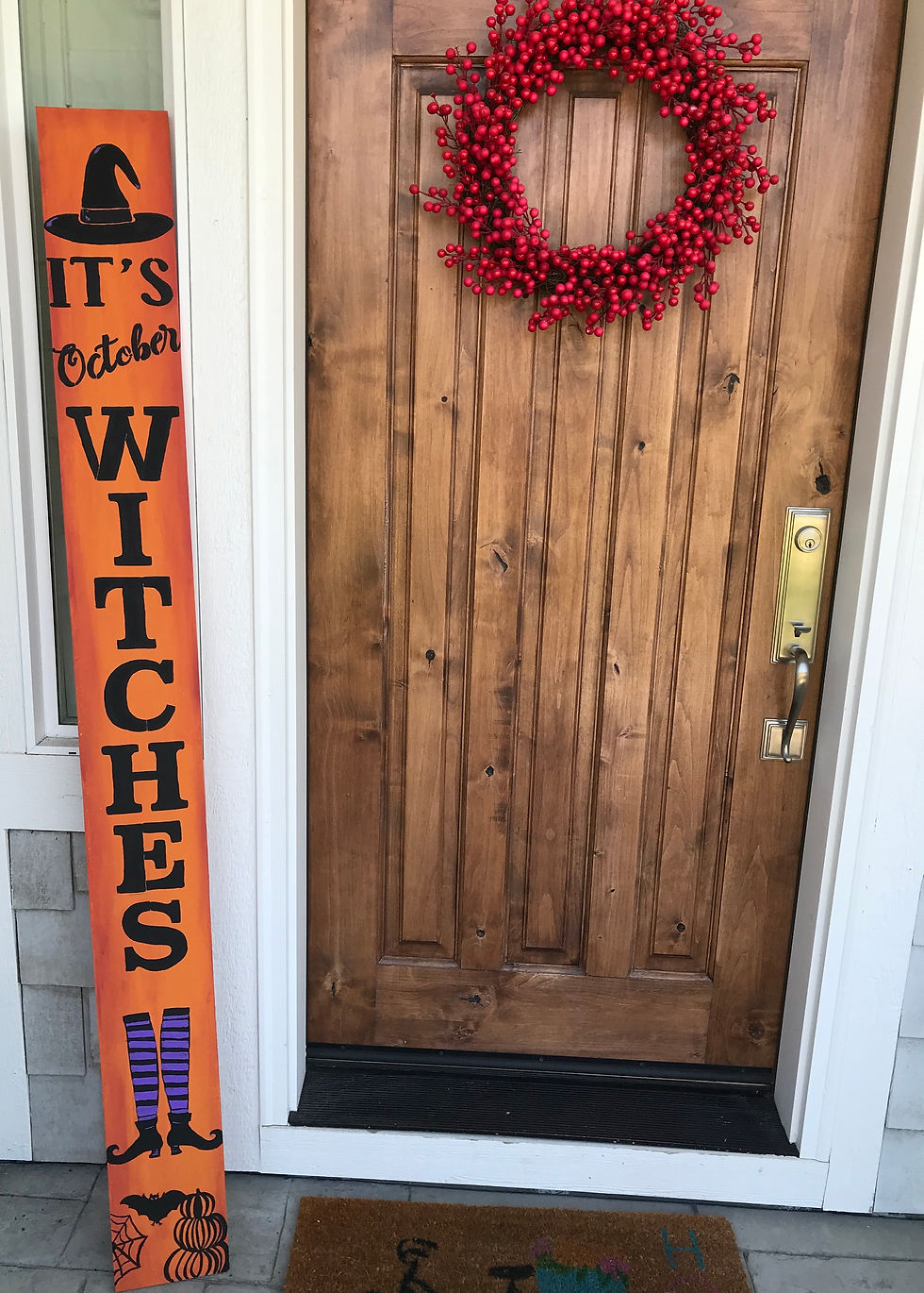 It’s October Witches Porch Leaner