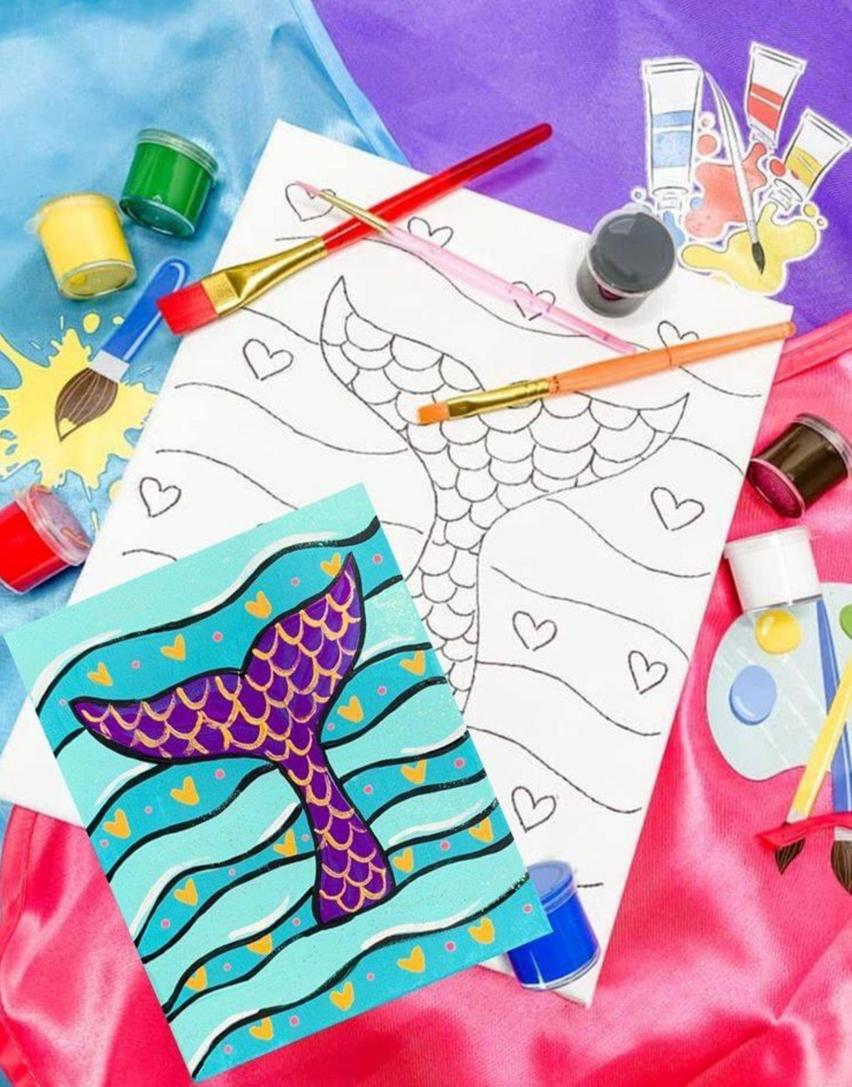 Mermaid Tail Art Kit
