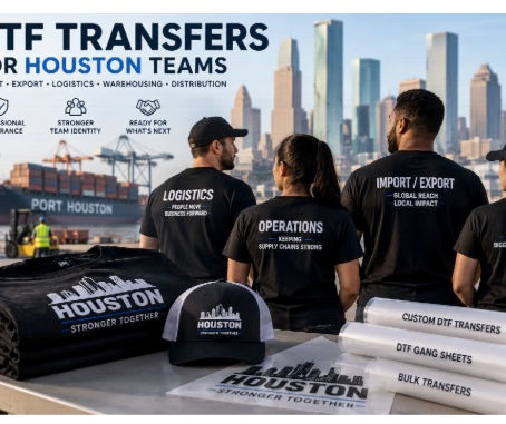 DTF Transfers for Houston Import and Export Teams: A Practical Staff Apparel Plan
