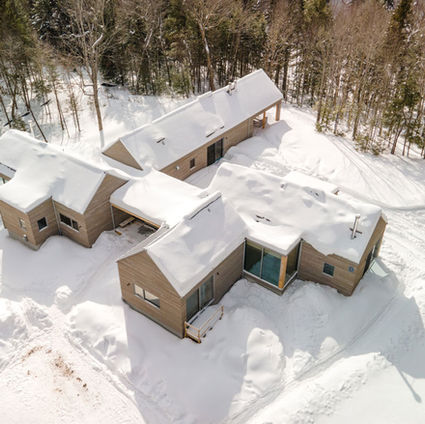 Mountain Retreat by OPAL Architecture in Quebec, Canada