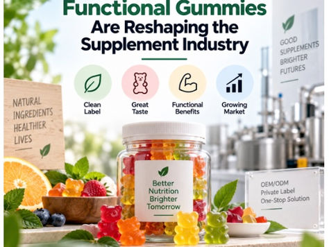 Why Clean Label and Functional Gummies Are Reshaping the Supplement Industry