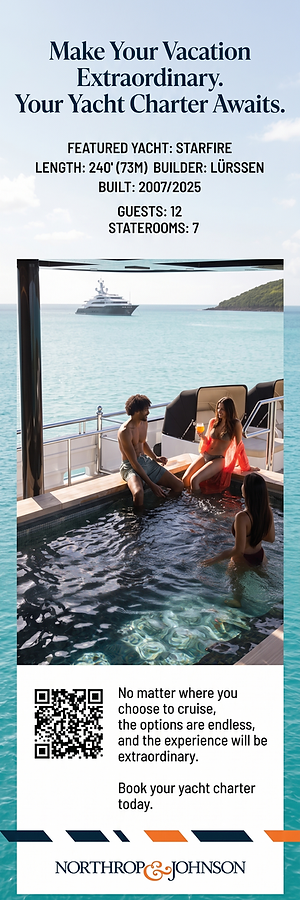 Northrop & Johnson Starfire Yacht Charter