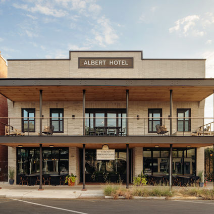 Albert Hotel in Fredericksburg, Texas by Clayton Korte in Partnership with New Waterloo