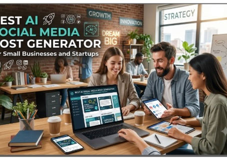Best AI Social Media Post Generator for Small Businesses and Startups