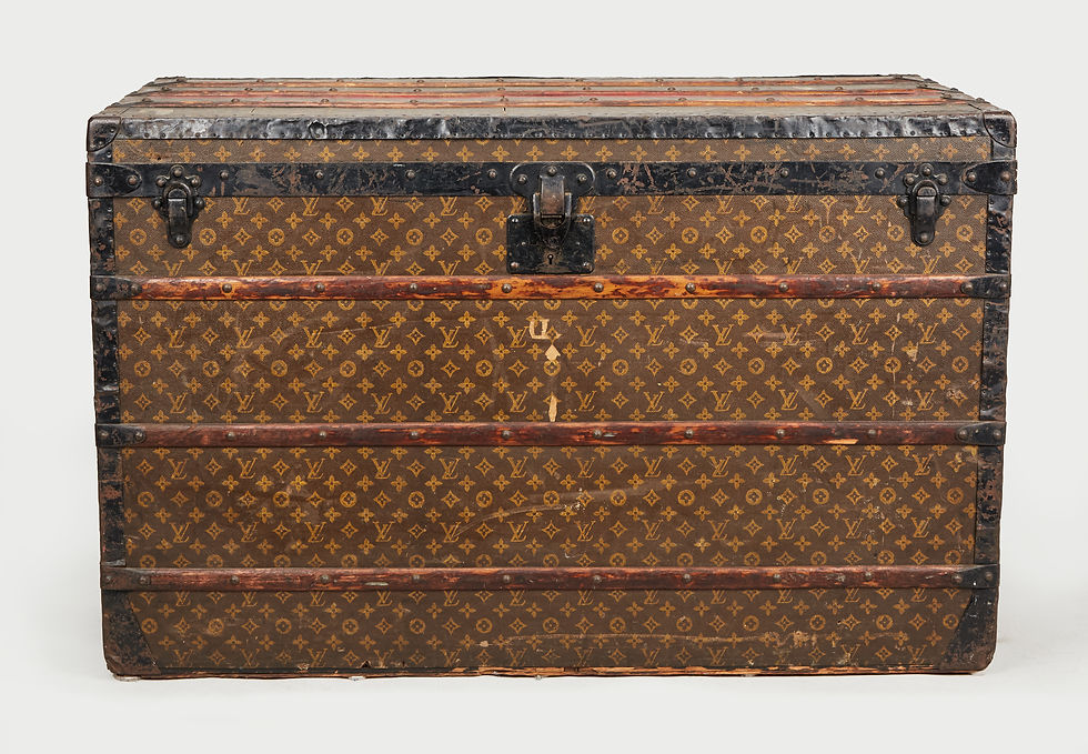 Gloria Swanson | Louis Vuitton Malle Courier Monogram Trunk (Est. $6,000-$8,000)