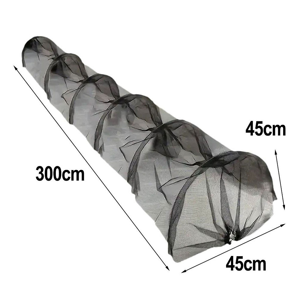 Thumbnail: Garden Tunnel Greenhouse Agricultural Black Mesh Planting Tunnel Plastic Cover F