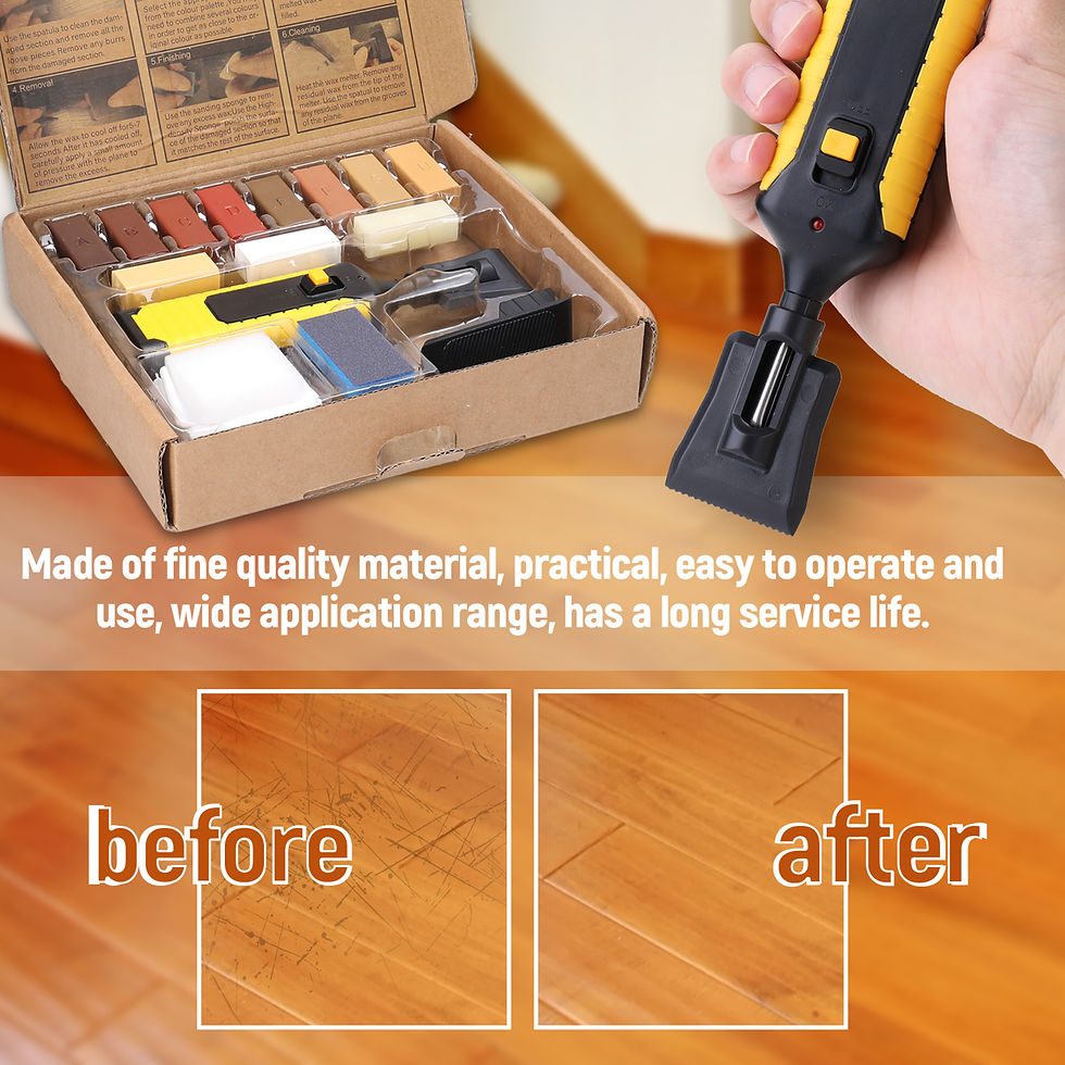 Thumbnail: Wooden Floor Scratches Mending Utility Tool Kit DIY Multifunctional Wood Board R