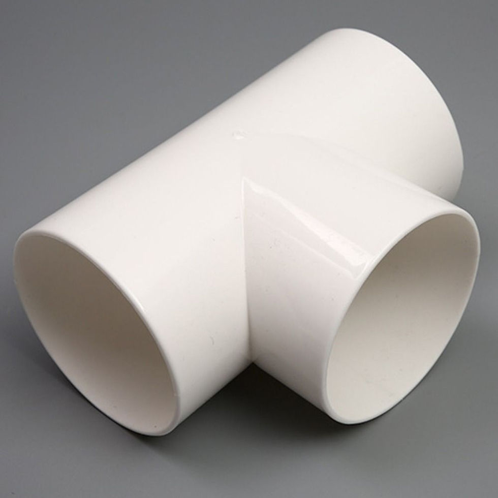 Thumbnail: 100/150/200mm Ducting T/Y Duct Connector Quick Ventilation Tube Joint Coupler 3 