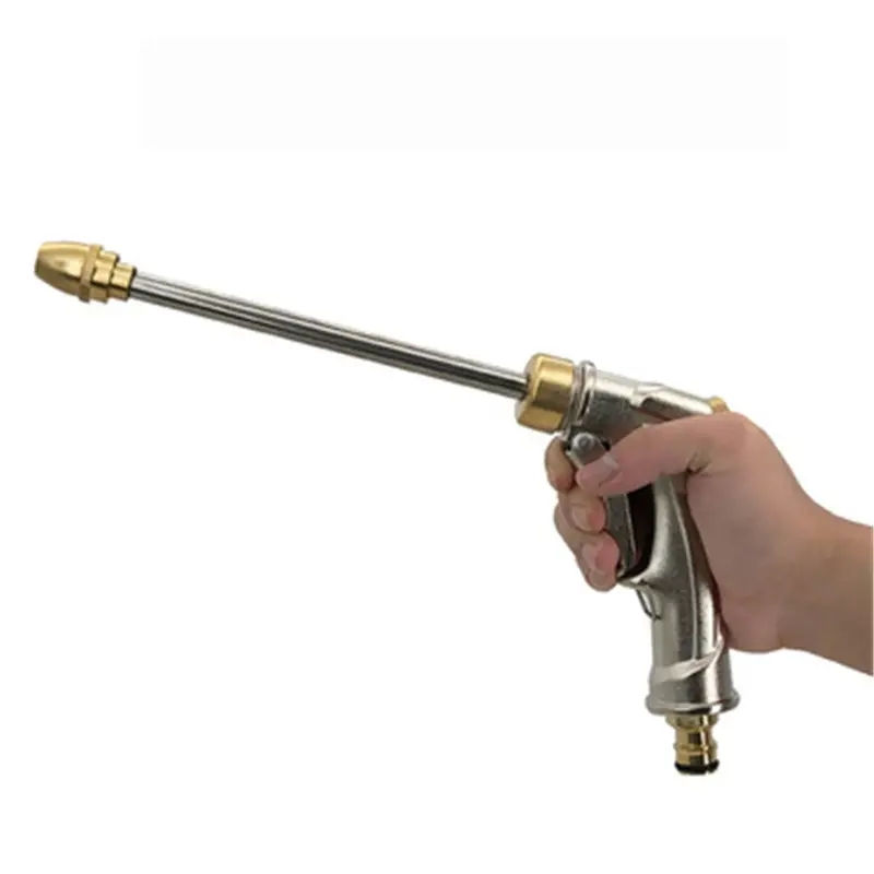 Thumbnail: High Quality Flexible Expandable Garden Hose High Pressure Nozzle Long Rod Spray