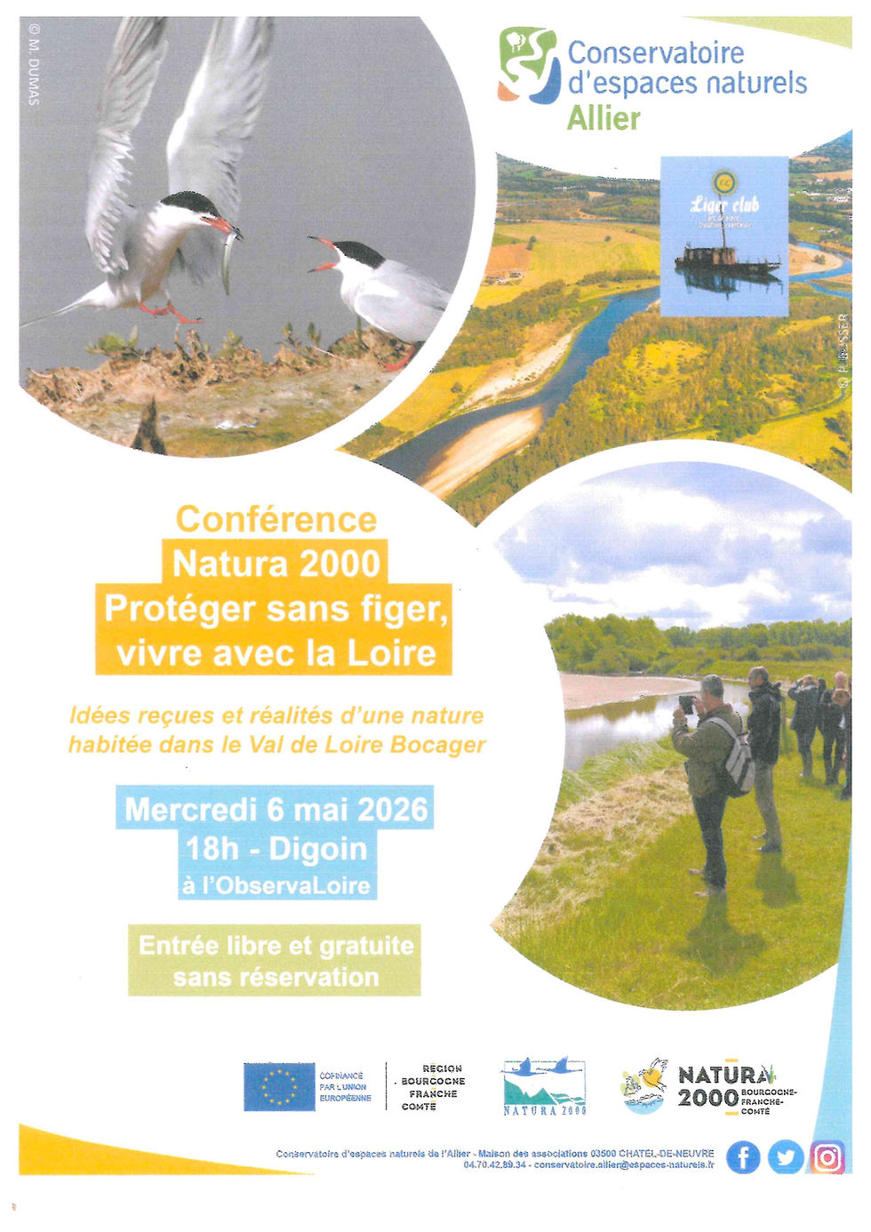 Conférence "Natura 2000 - Protéger sans figer, vivre avec la Loire"