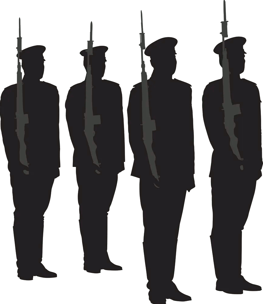 honor-guard-silhouette-vector-1742822.gif