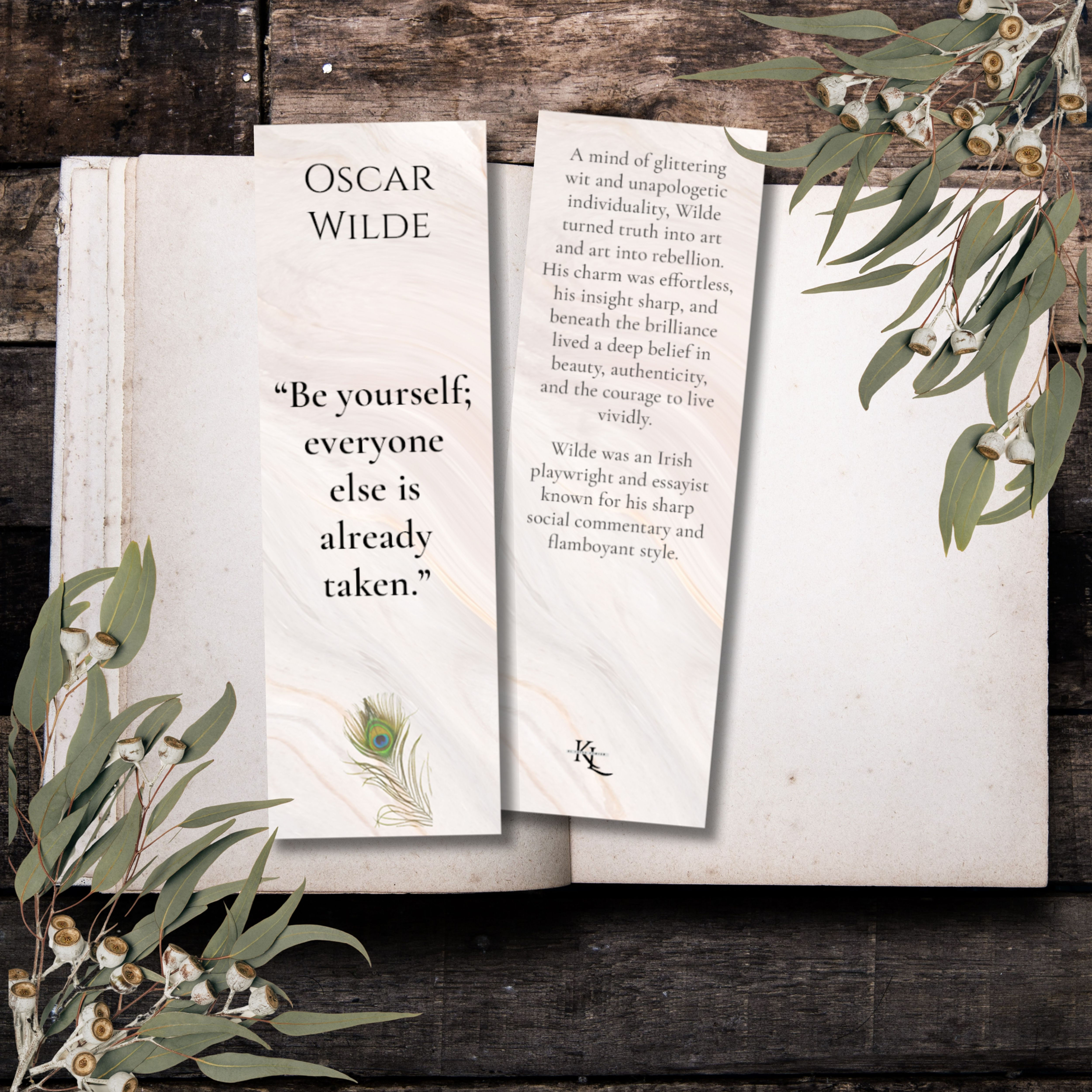 Oscar Wilde Bookmark