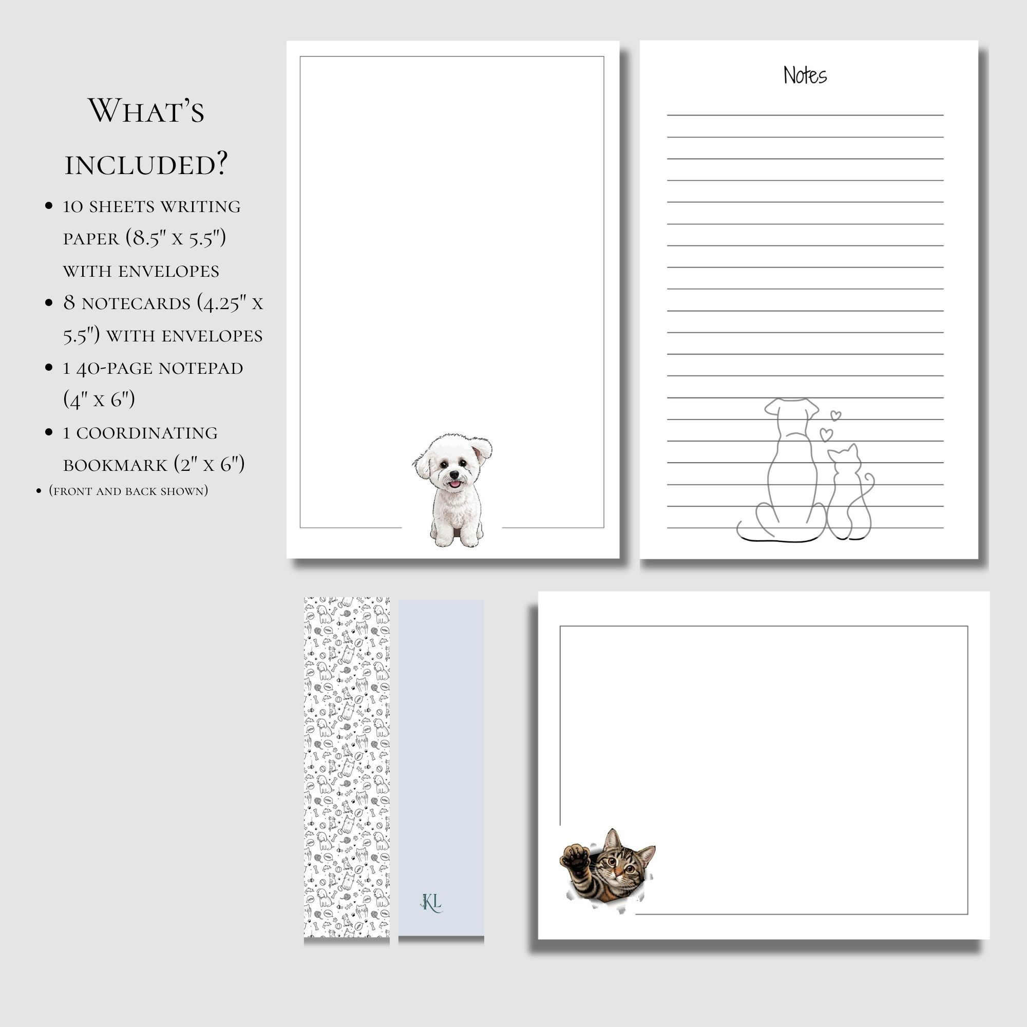 Pet Companion Stationery Collection