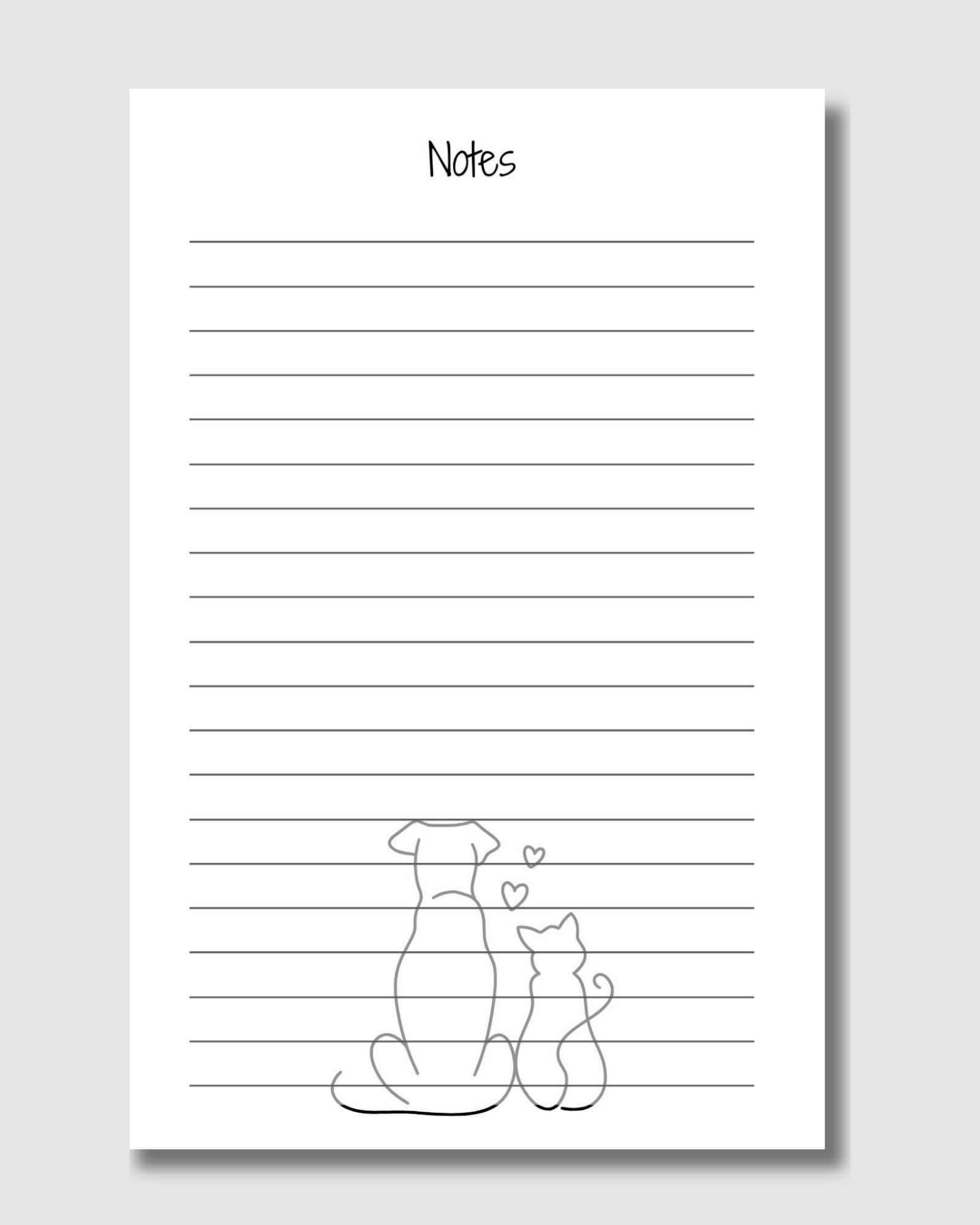 Pet Companion Note Pad