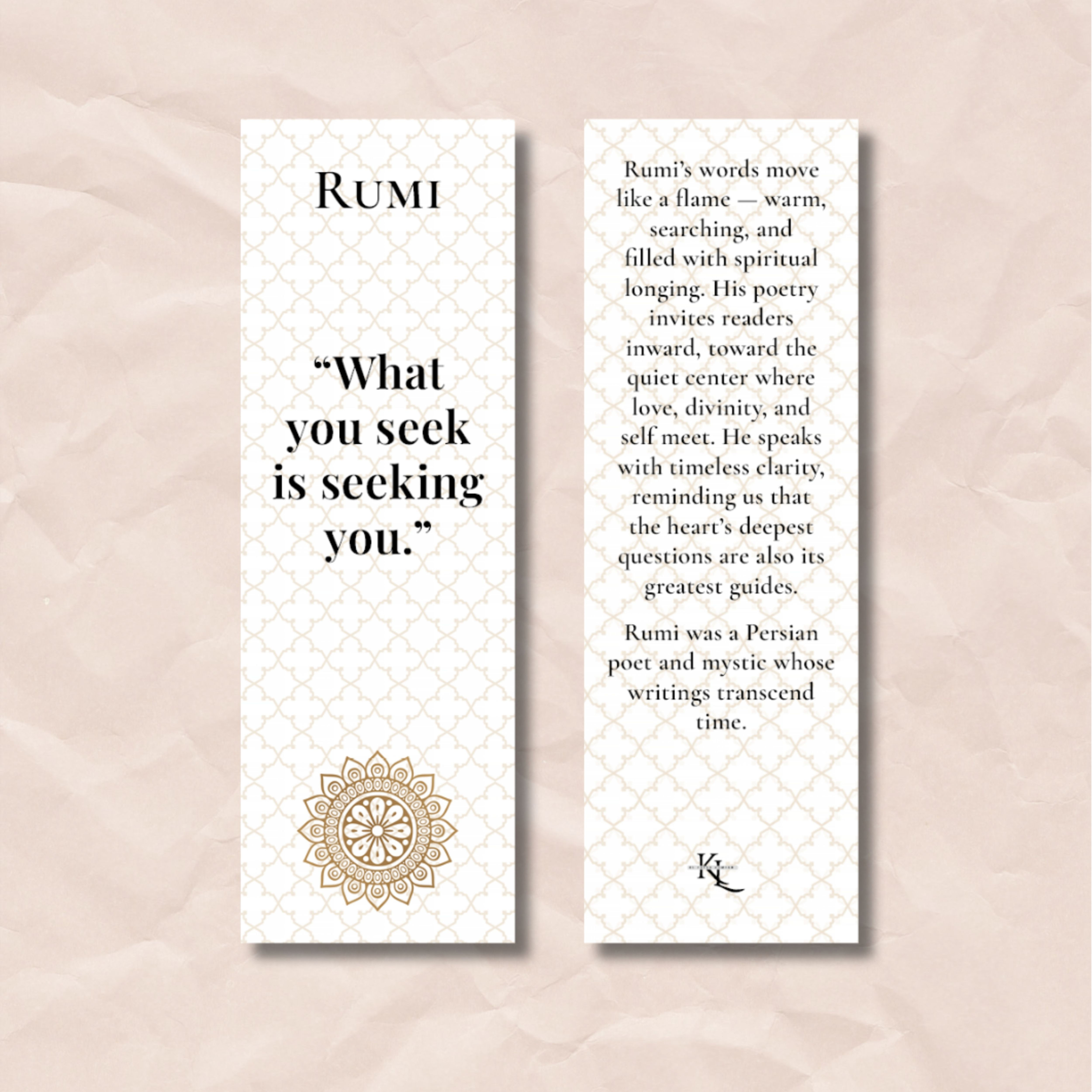 Rumi Bookmark