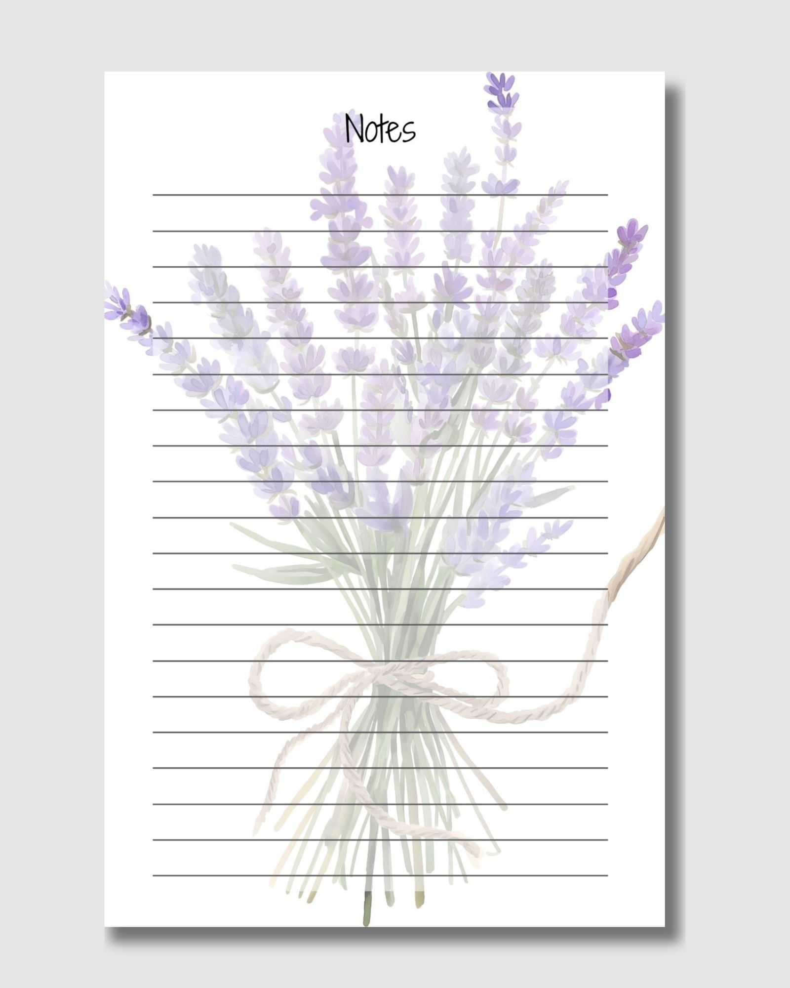 Lavender Fields Note Pad