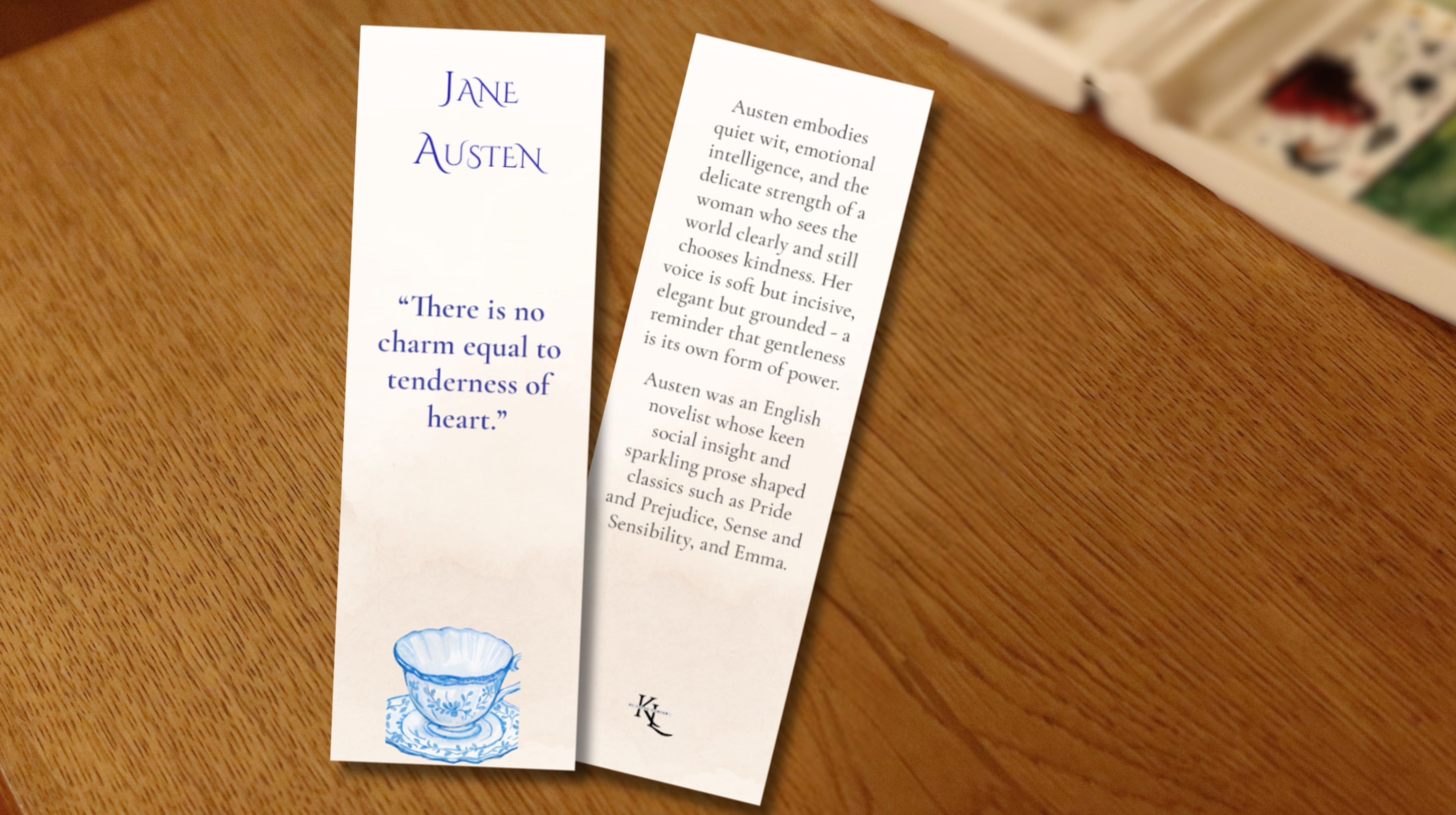 Jane Austen Bookmark
