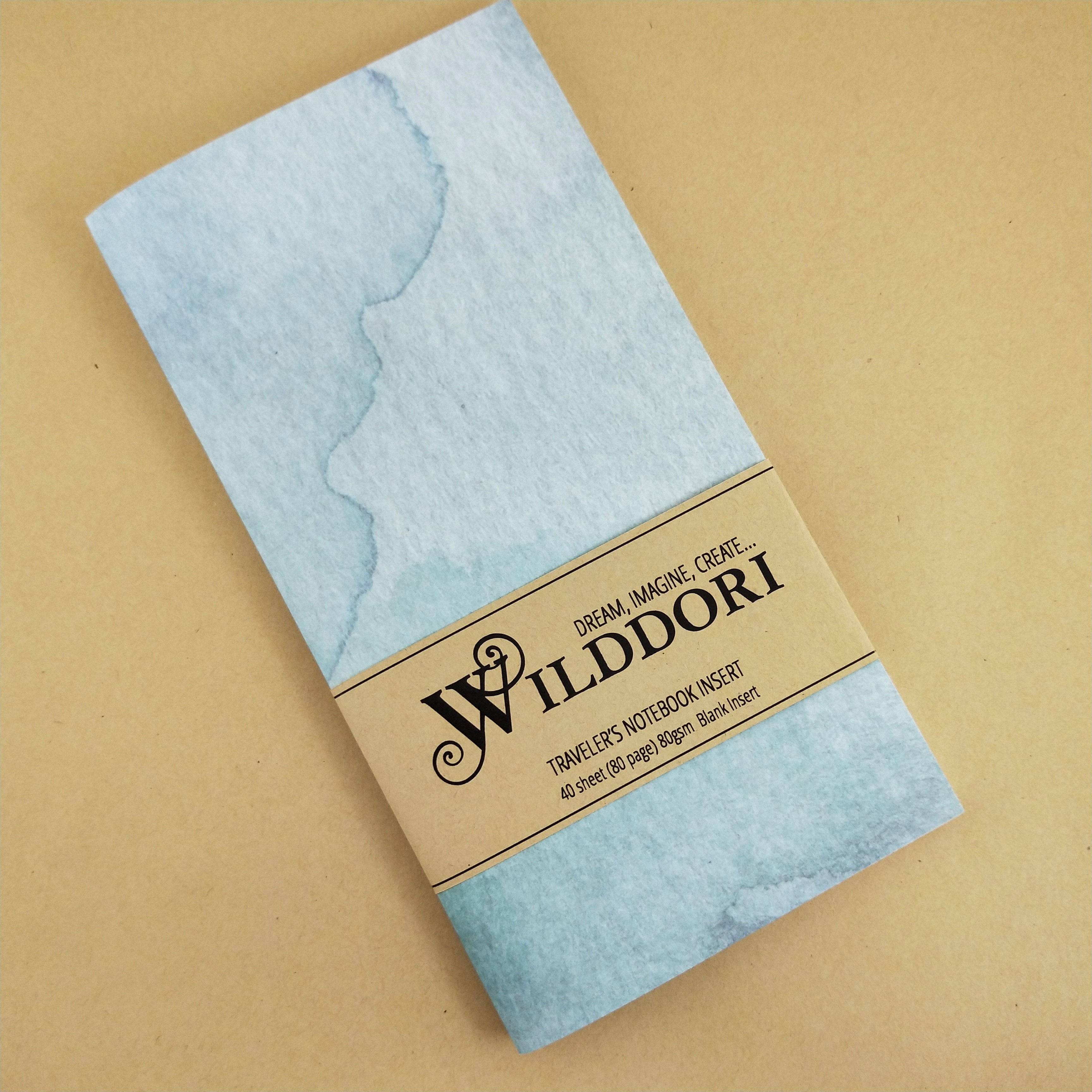Wilddori 'Crystal Wonderland Ocean' Blank Regular Traveler's No