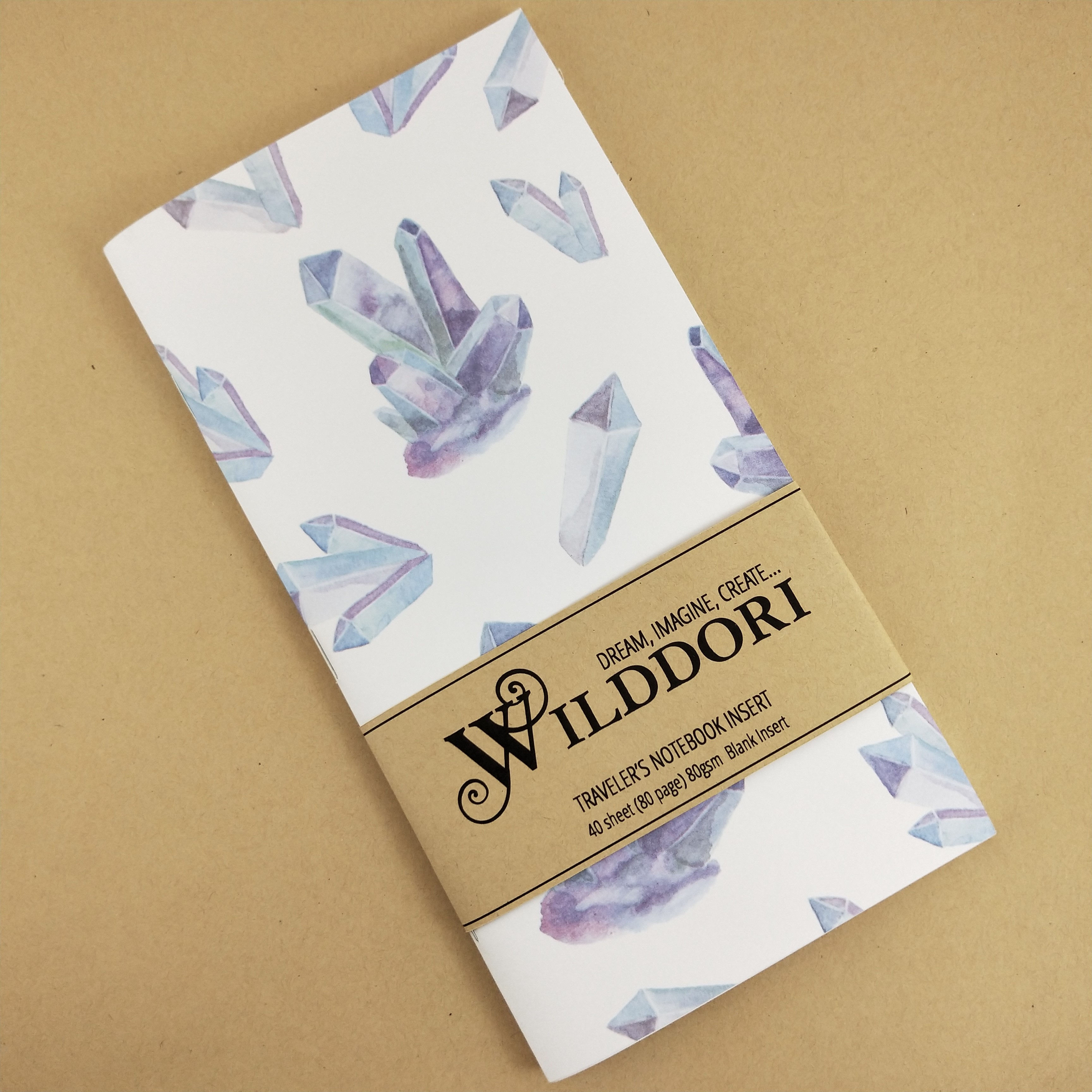 Wilddori 'Crystal Wonderland Wishes' Blank Regular Traveler's No
