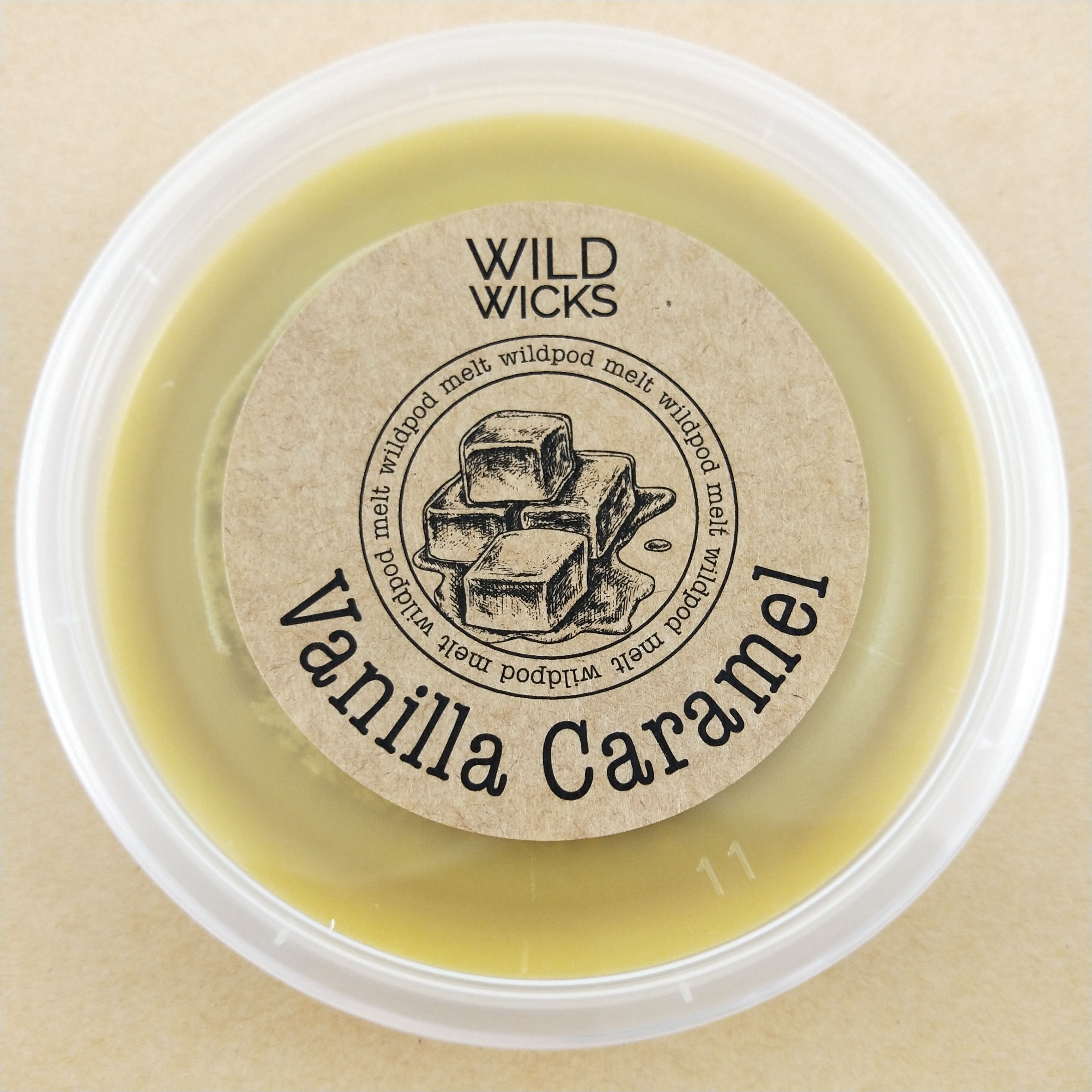 Vanilla Caramel Wildpod Soy Wax Melt