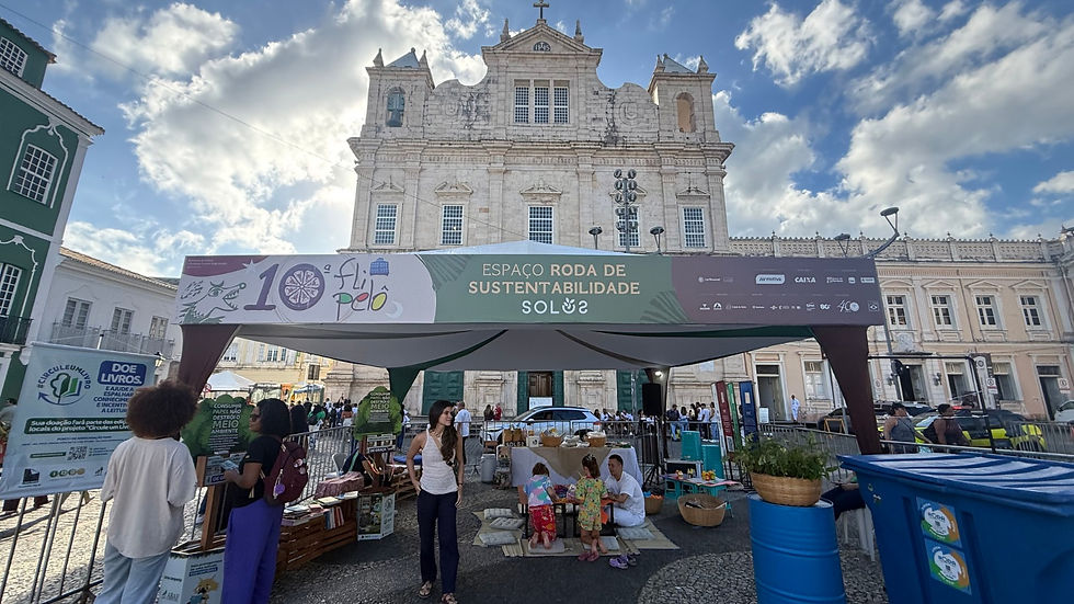 A SOLOS, startup de impacto especializada em economia circular, marca presença pela 3ª vez na Flipelô - Festa Literária Internacional do Pelourinho, que celebra sua 10ª edição entre os dias 5 e 9 de agosto de 2026, no Centro Histórico de Salvador. 