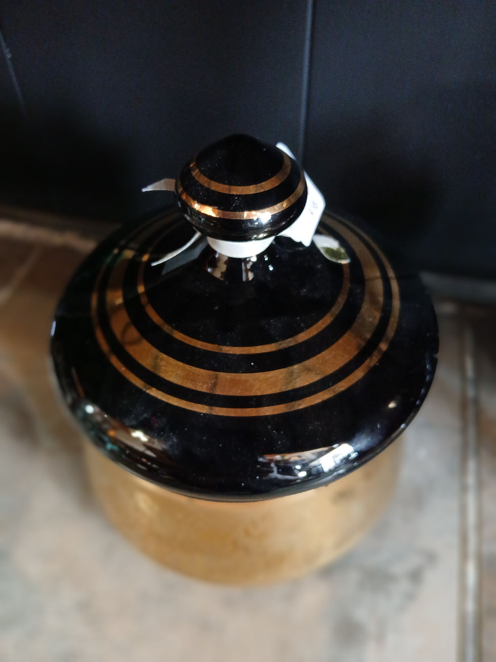 Thumbnail: Bohemian Czech Miron Glass Covered Dish