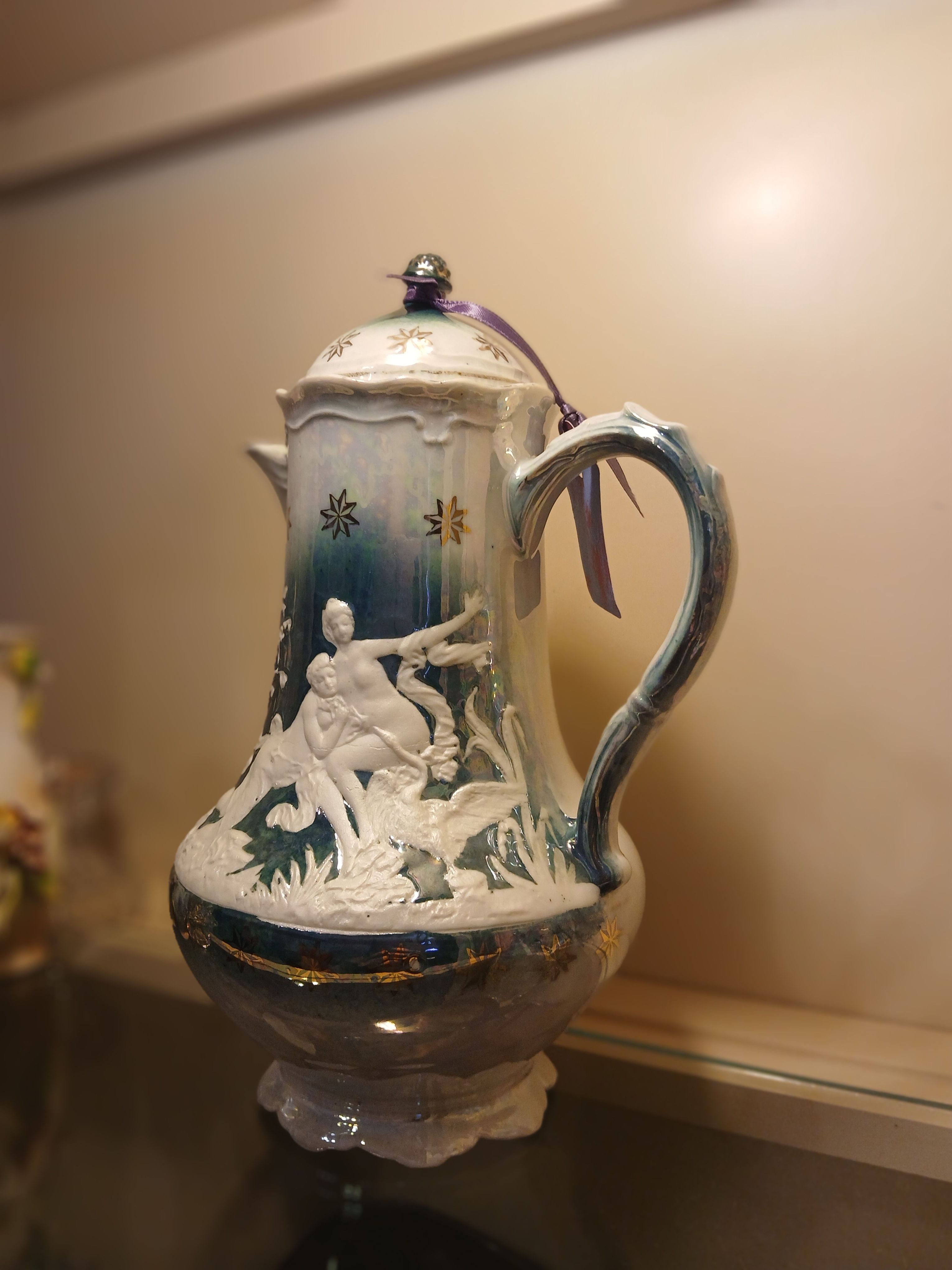Antique Altenburg Saxony Teapot