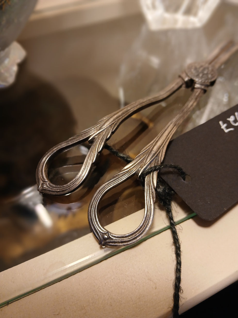 Thumbnail: Antique Silver Plated Grape Shears