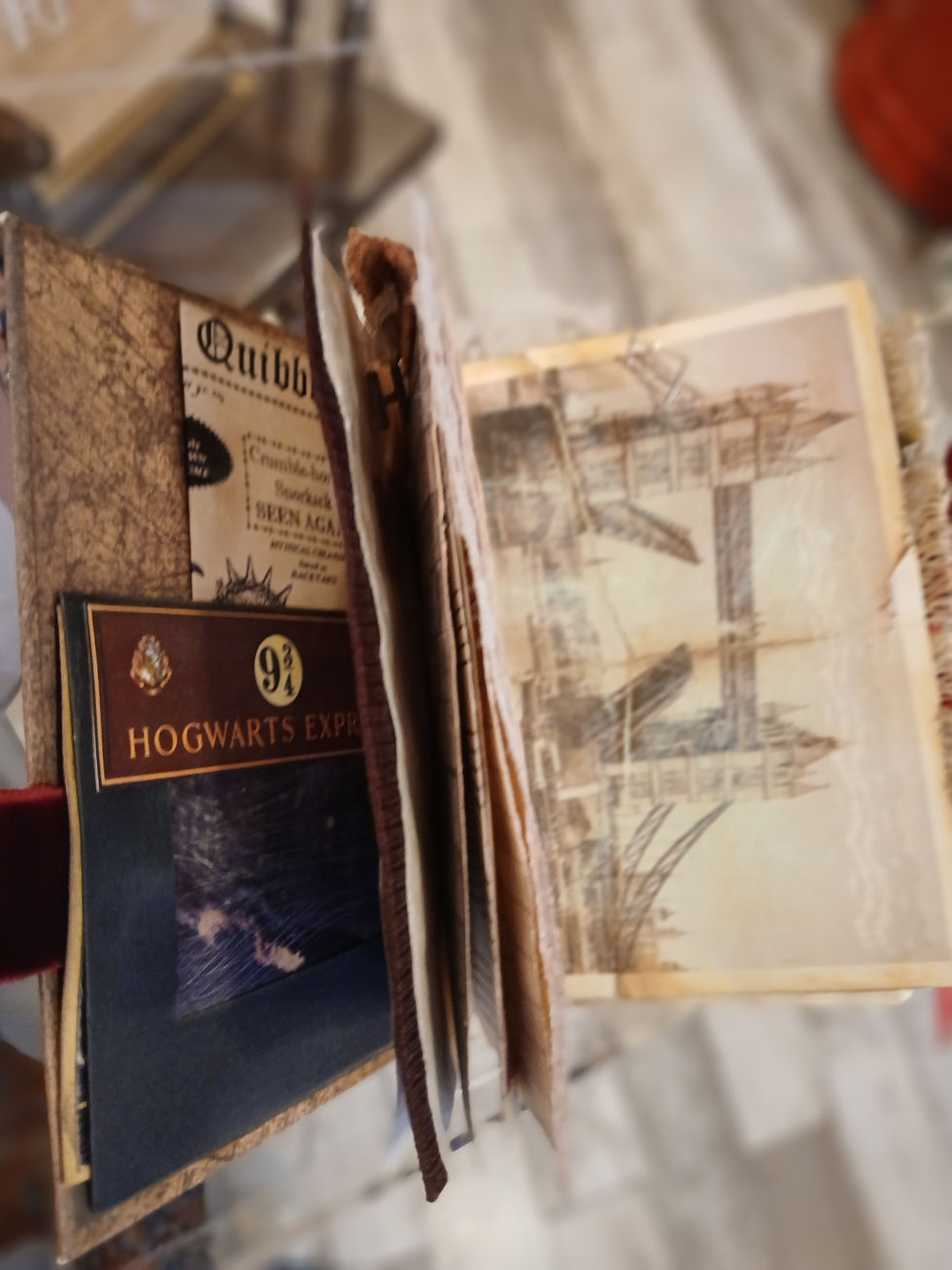 Thumbnail: Harry Potter Junk Journal~ Hogwarts Transportation