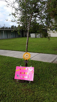 garden club sign