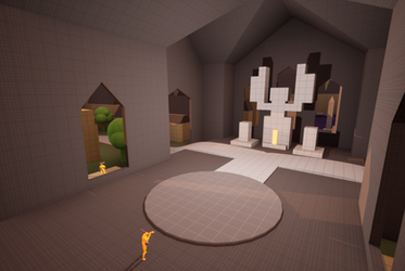 Inside Church of the Eternal Pyre, showing the Capture Point