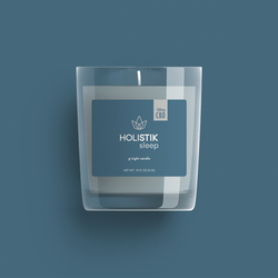 Holistik Wellness CBD Candle Packaging Design