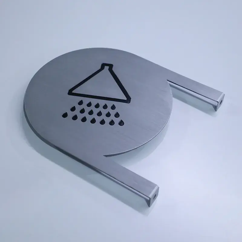 Miniatura: Custom Etched Brass and Stainless Steel Plaques | Perfect for Professional Brand