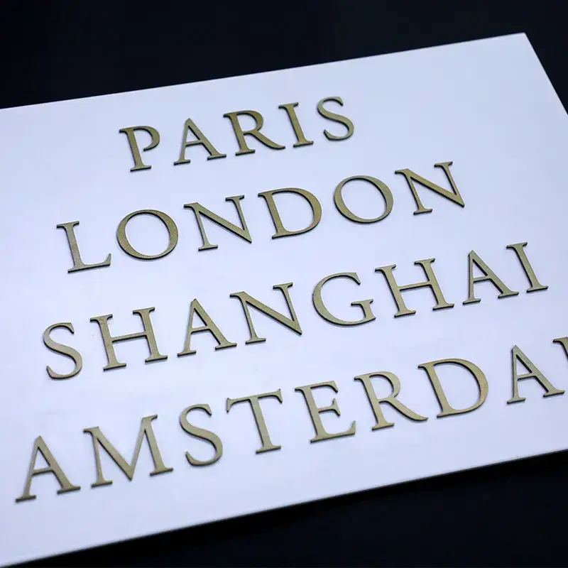 Miniatura: Custom Laser-Cut Acrylic Letters | 3D PMMA R-Direct Cut with Precision Edge