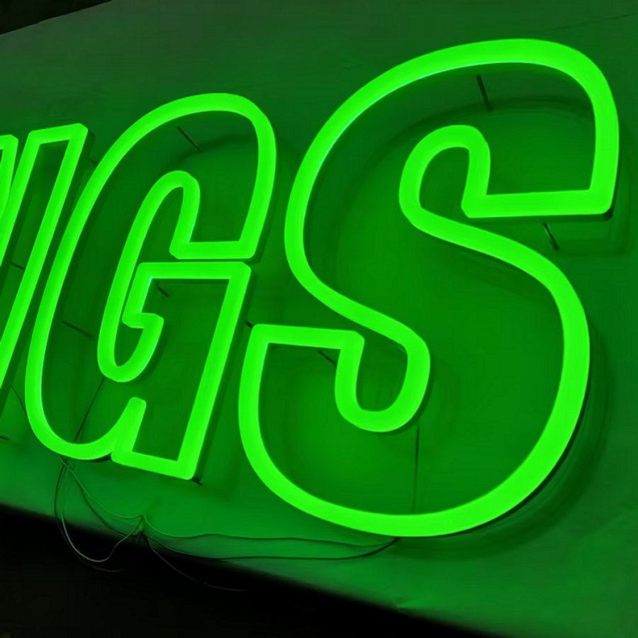 Vejrbestandige LED Neon Skilte i Akryl til Udendørs Markedsføring