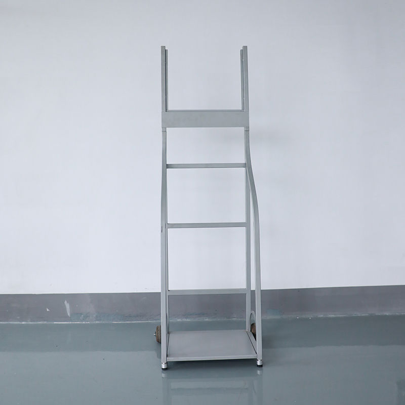 Thumbnail: Supermarket Metal Rotated Display Shelves Movable Exhibition Metal Stand