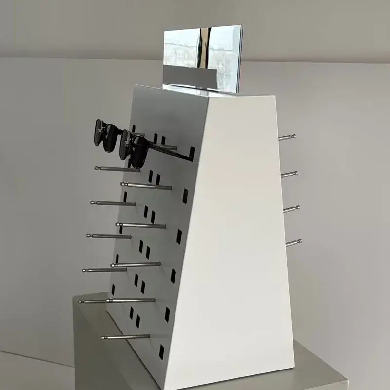 Customized Logo Size Print Glasses Counter Sunglasses Display Stand