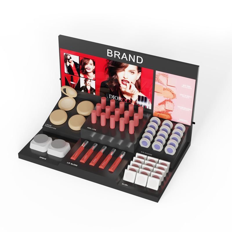 Thumbnail: Luxury Printing Logo Acrylic Cosmetic Lipstick Countertop Display Stand