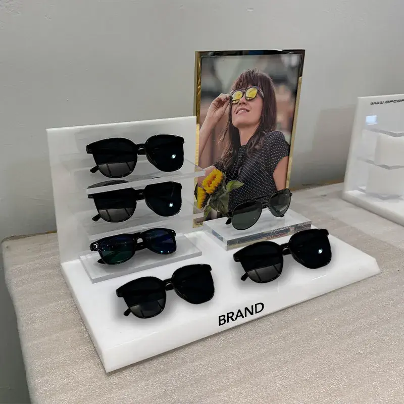 Locking Eyeglasses Display StandDetachable Acrylic Eyewear Display