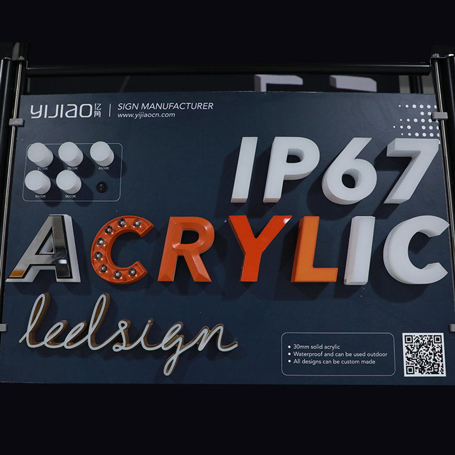Belyst LED Akrylskilt IP67 – Vandtæt