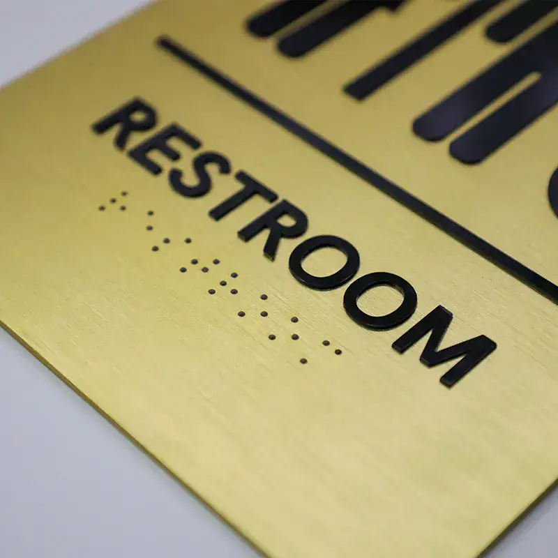 Thumbnail: Braille Signage | ADA Compliant | Tactile Signs | Accessible Wayfinding | Raised