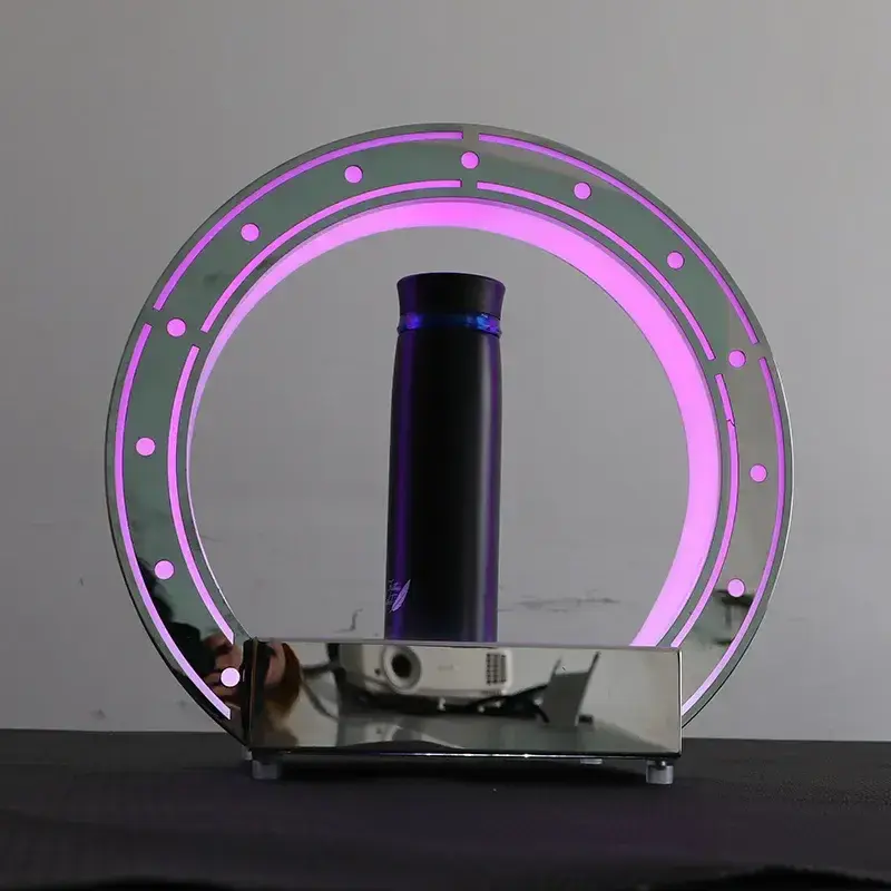 Thumbnail: LED Acrylic Alcohol Shop Bottle Rack Holder Liquors Store Cork Container Display