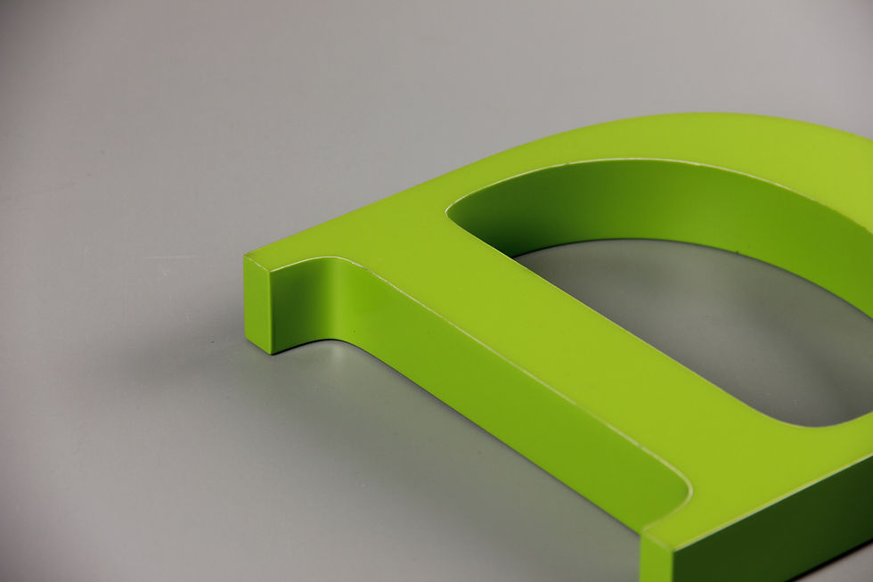 Miniatura: Yijiao Wholesale Waterproof Acrylic Sign Letter PMMA  Face Lit LED Sign Effect