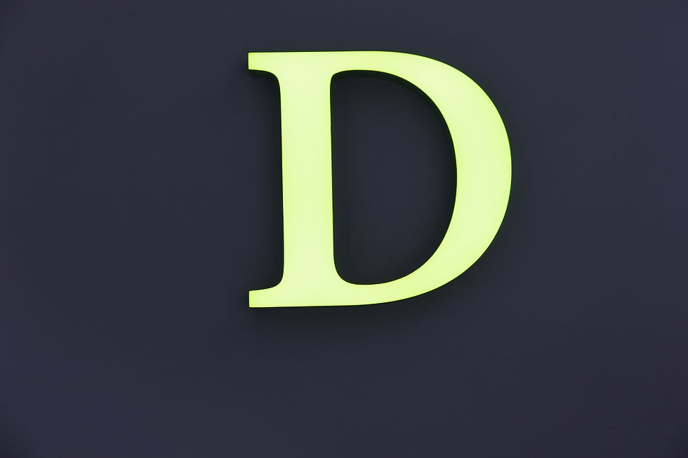 Miniatura: Yijiao Wholesale Waterproof Acrylic Sign Letter PMMA  Face Lit LED Sign Effect