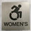 Thumbnail: Yijiao Stylish Braille Men's Restroom Signs for Visually Impaired Pattern