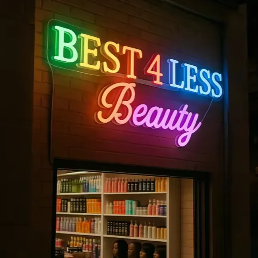 Levende Akryl LED & Faux Neon Skilte til Hoteller