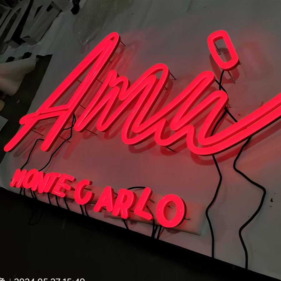 Farverige Akryl LED Neon & Faux Neon Skilte