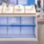 Interactive Acrylic Headphone Display Holder Retail Store Digital Devices Audio Touch Screen Display Cabinet