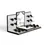 Thumbnail: Desktop Removable Eyeglasses Display Rack Retail Optical Shop Display Stand