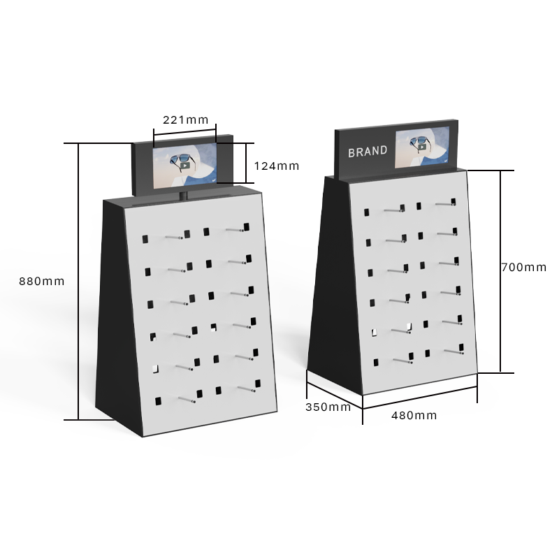 Metal Display Fixture | Caamatech | Metal display stand for retail